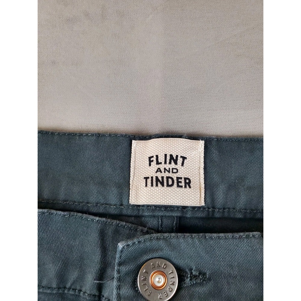 Flint Tinder Pants Mens 34x32 Tapered Fit Golf Performance Chino Commute Adult - Picture 5 of 15
